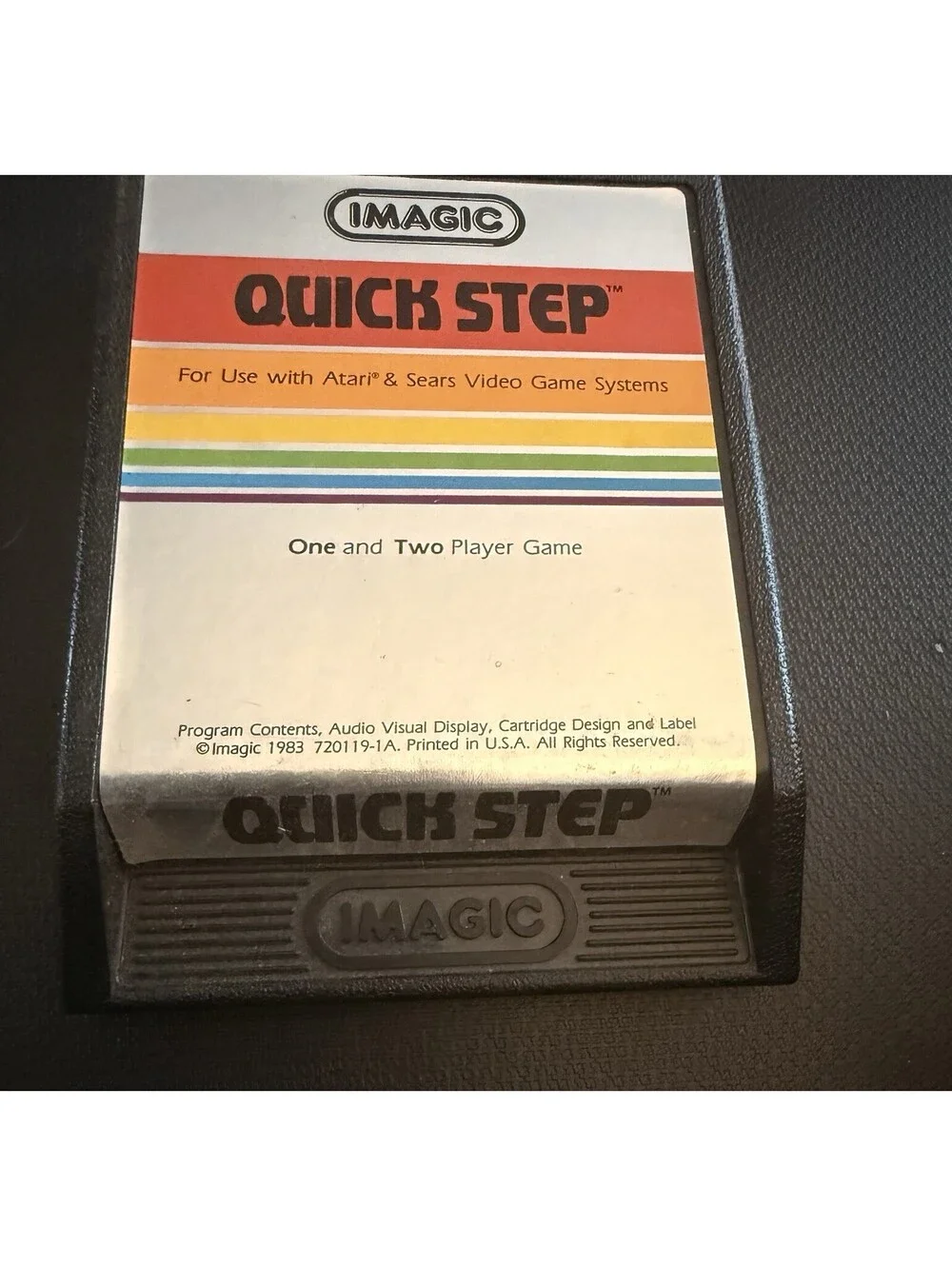 Imagic Quick Step Multiplayer Action & Adventure Game for Atari 2600 (1983)